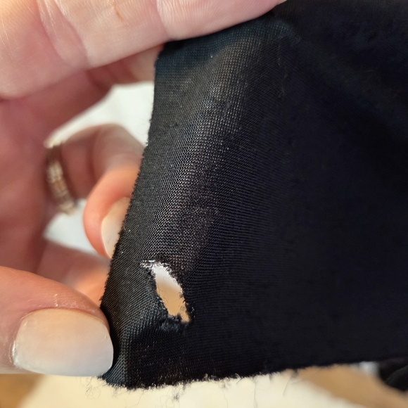 Shimmering Black Jumpsuit with Flowing Sleeves - Picture 7 of 10